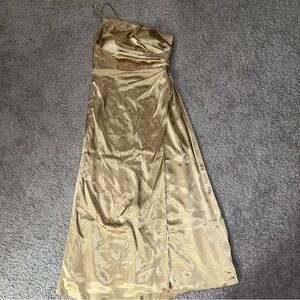 Galina Signature Gold Dress